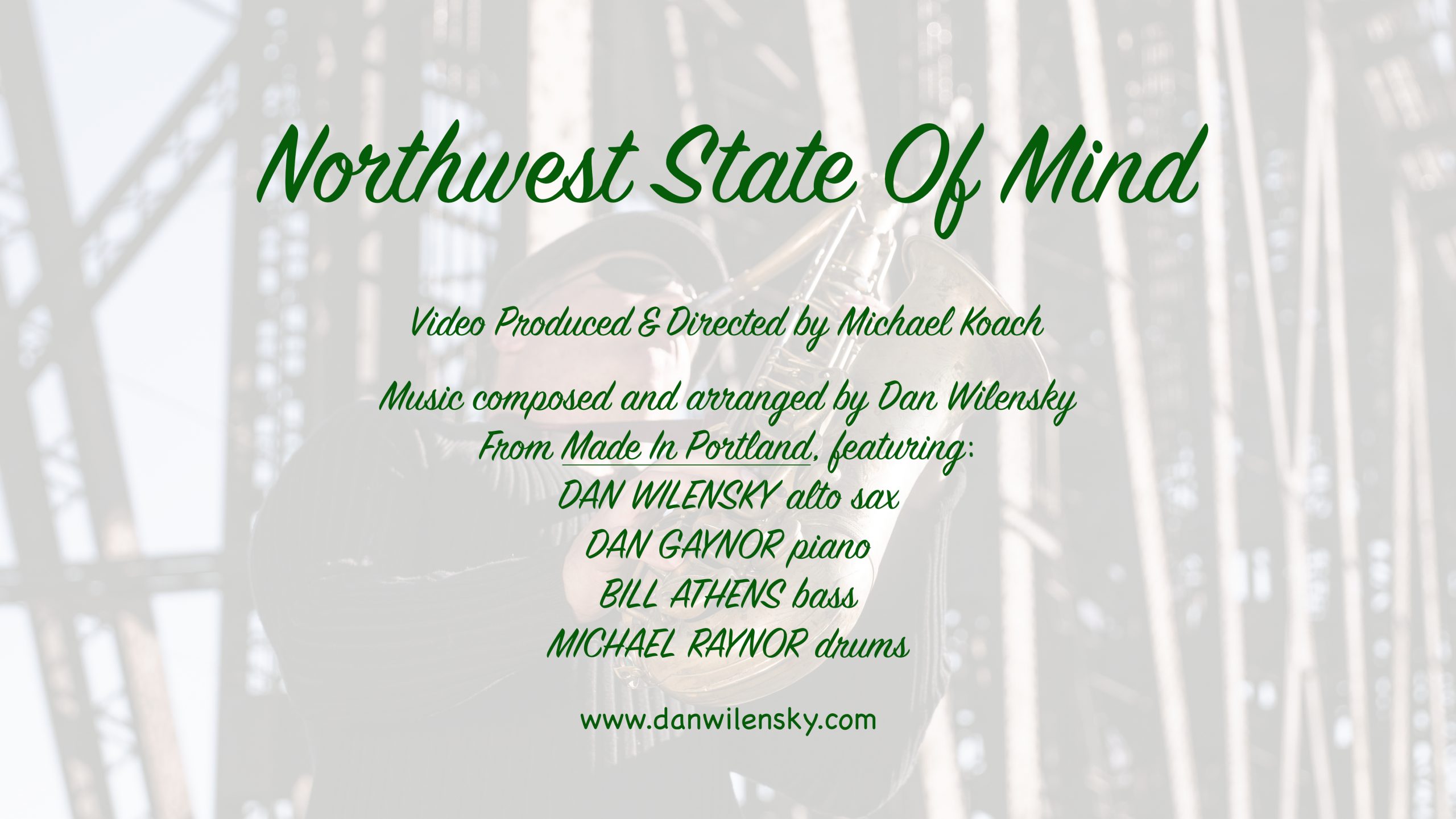 A poster for the movie northwest state of mind.